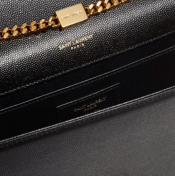 MSRP$2600 YSL Saint Laurent Kate Medium Grain de Poudre Shoulder bag - Picture 9 of 16